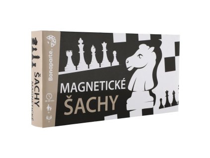 Šachy magnetické plast společenská hra v krabičce 32x16x4cm