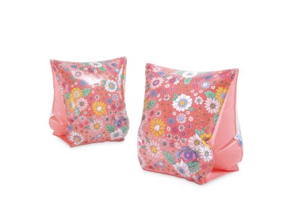 Rukávky nafukovací růžové 23x15cm v krabičce 3-6 let