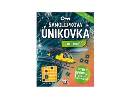 Samolepková únikovka V oku bouře 20x26cm CZ verze