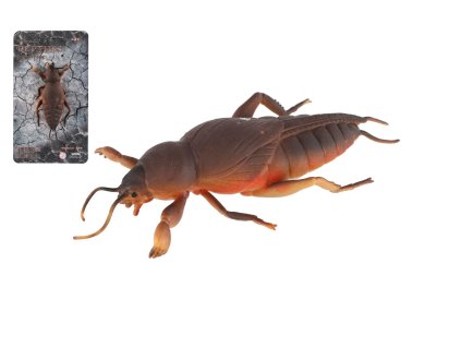 Krtonožka antistresový natahovací silikon 18cm na kartě