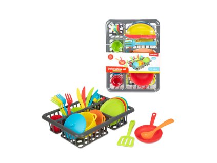 Kuchyňská sada nádobí plast 27ks v blistru