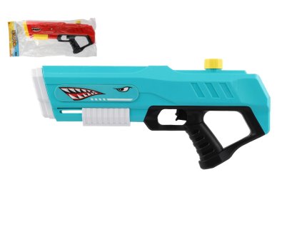 Vodní pistole žralok plast 44cm 2 barvy v sáčku