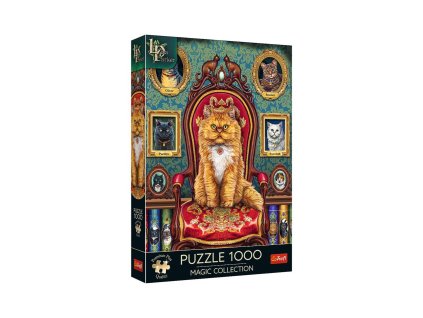 Puzzle Magic Collection: Šílené kočky 1000 dílků 48x68,3cm v krabici 27x40x6cm