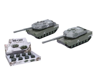 Tank kov/plast 14,5cm na zpětné natažení 8ks v boxu