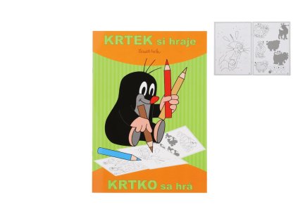 Omalovánky Krtek si hraje A4