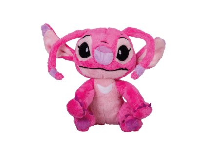 Angel sedící plyš 22cm Stitch růžová