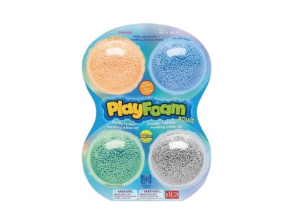PlayFoam® 4pack-B Modelína/Plastelína kuličková 4 barvy na kartě 18x27x4cm