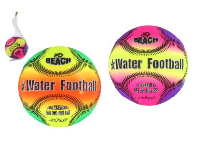 Míč na vodní polo 14cm nafouknutý 2 barvy v síťce