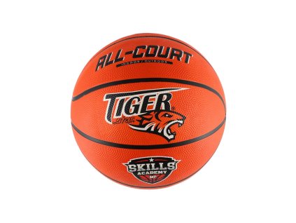 Míč basketbalový nafouknutý 31cm v síťce