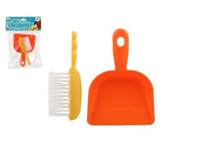 Uklízecí sada/uklízečka plast smetáček + lopatka v sáčku 20,5x29cm