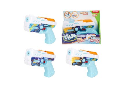 Vodní pistole plast 16cm 3 barvy v krabičce 17x5,5x14,5cm