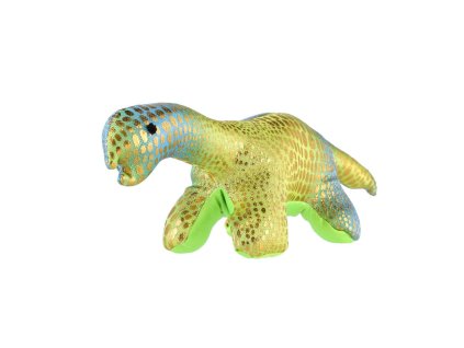 Dinosaurus plněný pískem 320g mačkací antistresový látka 22cm v sáčku