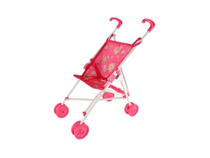 Kočárek pro panenky golfové hole kov/látka 48x27x54cm v sáčku