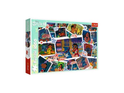 Puzzle Lilo&Stitch - Sladké vzpomínky 1000 dílků 68,3x48cm v krabici 40x27x6cm