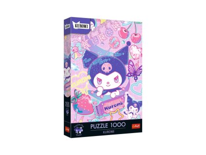 Puzzle Premium Plus: Kuromi 1000 dílků 48x68,3cm v krabici 27x40x6cm