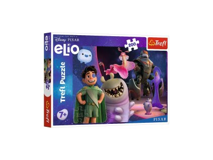 Puzzle Elio ve vzdálené galaxii 200 dílků 48x34cm v krabici 33x23x4cm