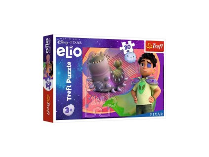 Puzzle Seznamte se s Eliem 30 dílků 27x20cm v krabičce 21x14x4cm