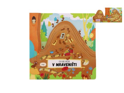 Knížka Co se děje v mraveništi 23x23cm