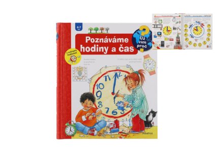 Knížka Poznáváme hodiny a čas 24x28cm