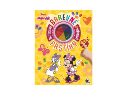 Sešit Barevné prstíky Minnie s prstovými barvami 23x30cm