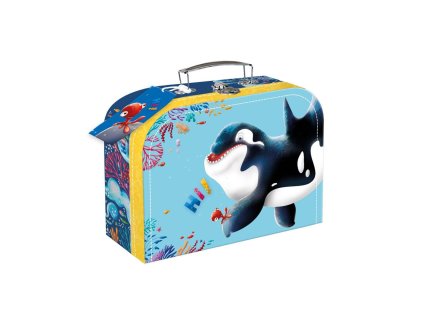 Kufřík/Kufr školní papírový Hi! 25x18x9cm ve fólii