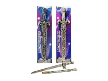 Rytířský meč s pochvou 53cm 3 druhy na kartě