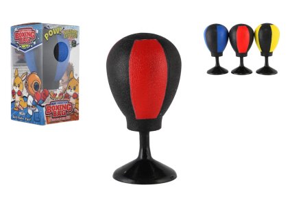 Boxovací pytel mini prstový plast 14cm 3 barvy v plastové krabičce 7,5x15x7,5cm