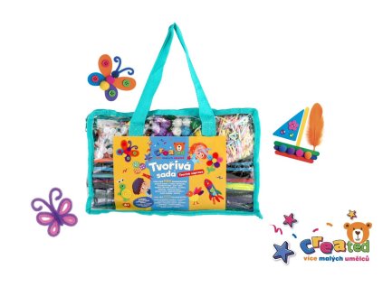 Tvořivá sada created v plastové tašce 31x20cm