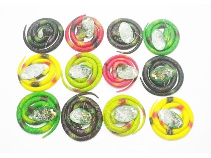 Had natahovací elastický 70cm 4 barvy 12ks v boxu