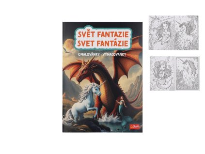 Omalovánky Svět fantazie 20x27,5cm