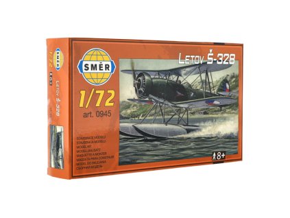 Model Letov Š-328 plast 19x14,4cm v krabici 25x14,5x5cm