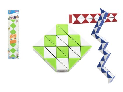 Hlavolam had plast 20cm 3 barvy na kartě