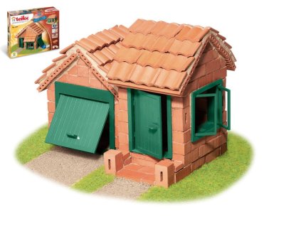 Stavebnice Teifoc Domek Albert 200ks v krabici 35x29x8cm