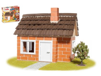 Stavebnice Teifoc Domek Carlos 200ks v krabici 35x29x8cm