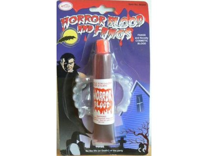 Upíří zuby a umělá krev