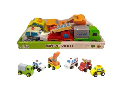 BABU - Mini vozidla 6ks