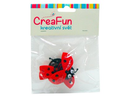 Berušky, 4ks 5,8x4 cm