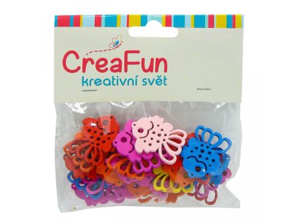 Ryby, 25ks 2,8x3,3 cm