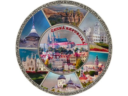 Dekorační talíř Česká republika