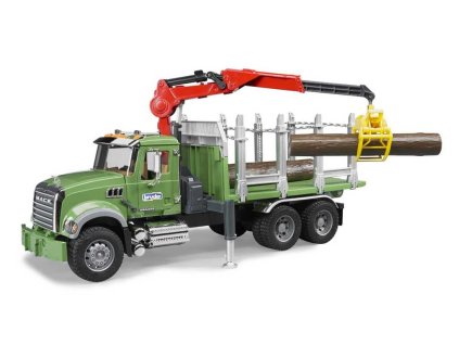 Bruder Nákladní auto MACK Granit  přepravník dřeva