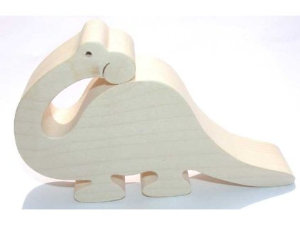 Fauna Dřevěné zvířátko Brontosaurus