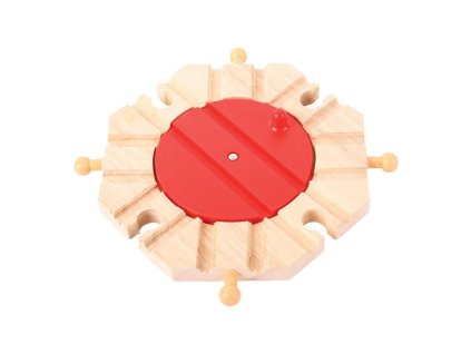 Bigjigs Rail Točna s 8 výjezdy