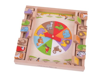 Bigjigs Toys Ruleta se zvířátky