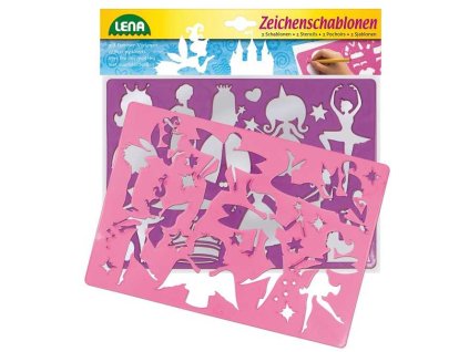 Lena Kreslící šablony princezny, baletky