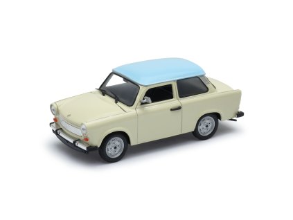 Welly Trabant 601 1:24 béžový s modrou střechou