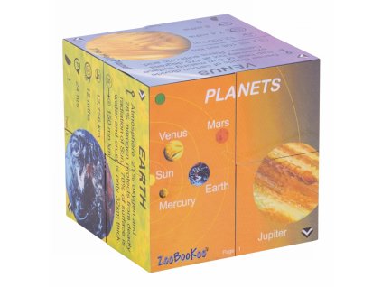 Zoobookoo Kniha v kostce Planety