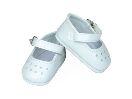 Petitcollin Střevíčky bílé (pro panenku 27 cm)