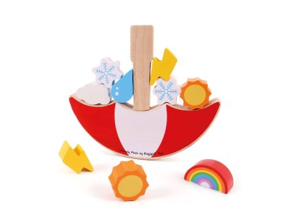 Bigjigs Toys Balanční hra Počasí