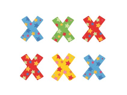 Bigjigs Toys Hvězdičkové písmenko X