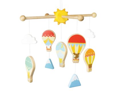 Le Toy Van Petilou závěsný kolotoč horkovzdušné balóny